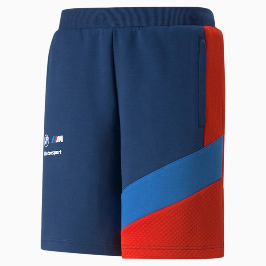 Top Seller PUMA BMW MMS SWEATSHORTS- Men’s-BLUE RED