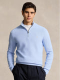 2026 New Arrival Maglia in Piqué Mezza Zip in Cotone Polvere