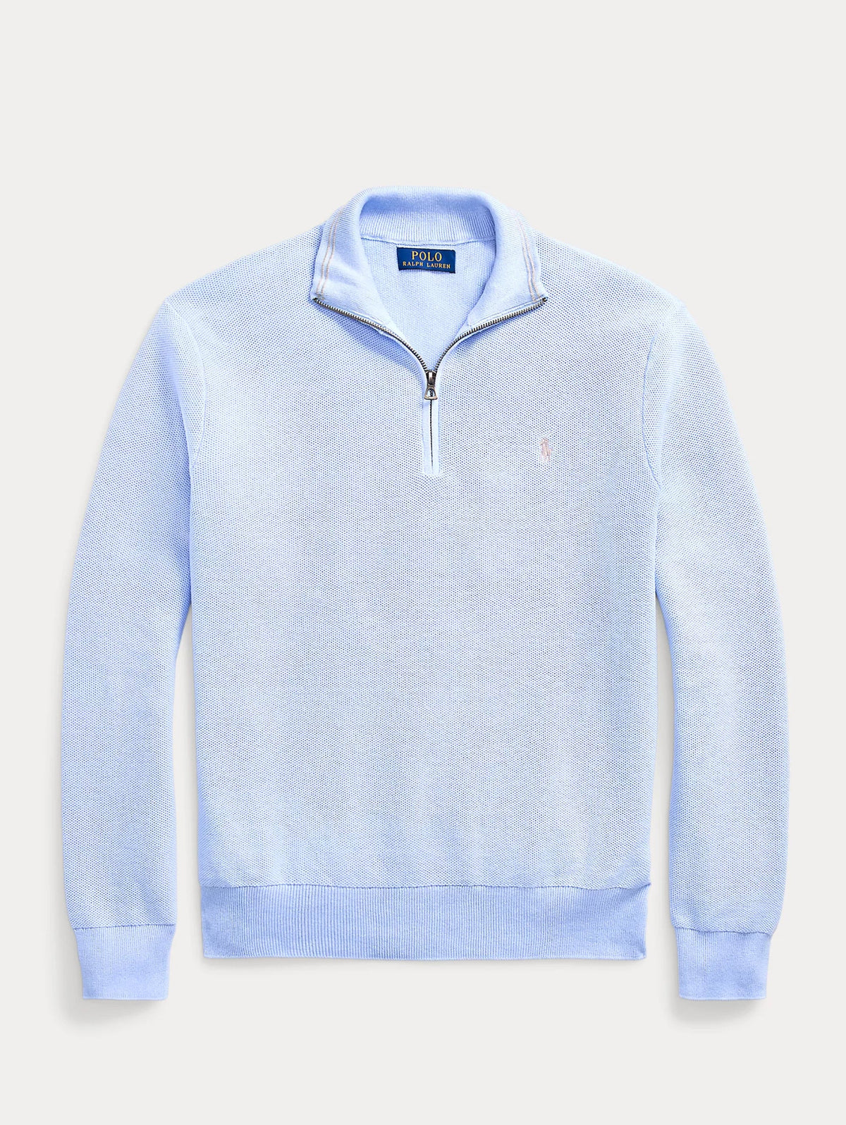 2026 New Arrival Maglia in Piqué Mezza Zip in Cotone Polvere