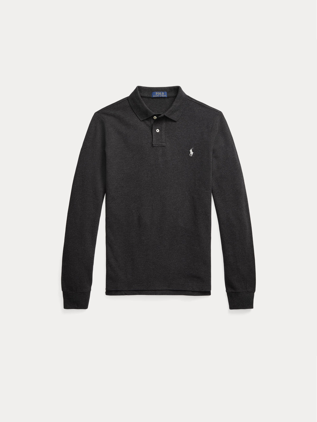 2026 New Arrival Polo Slim Fit Manica Lunga Antracite