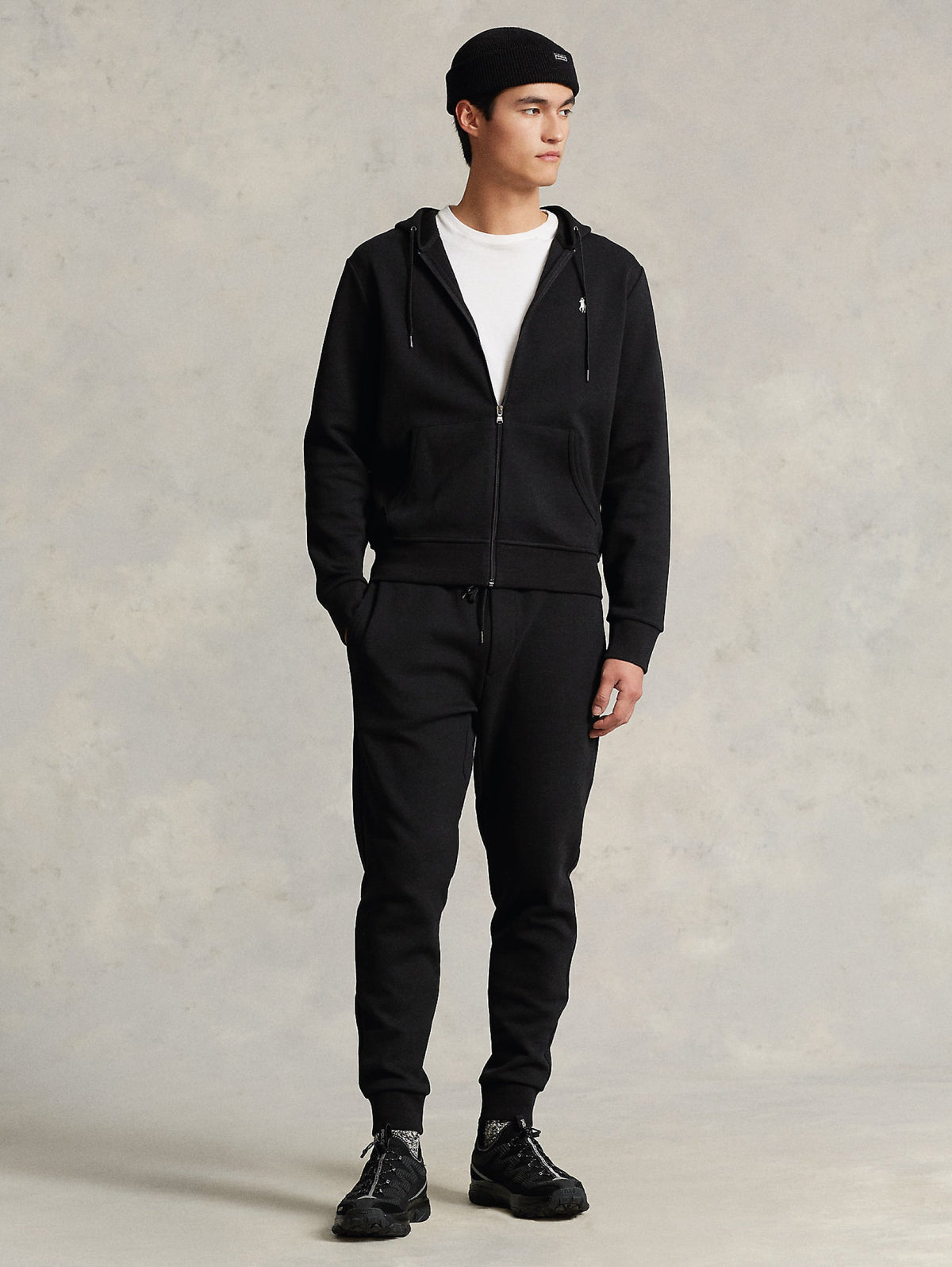 2026 New Arrival Joggers in Maglia Doppia Nero