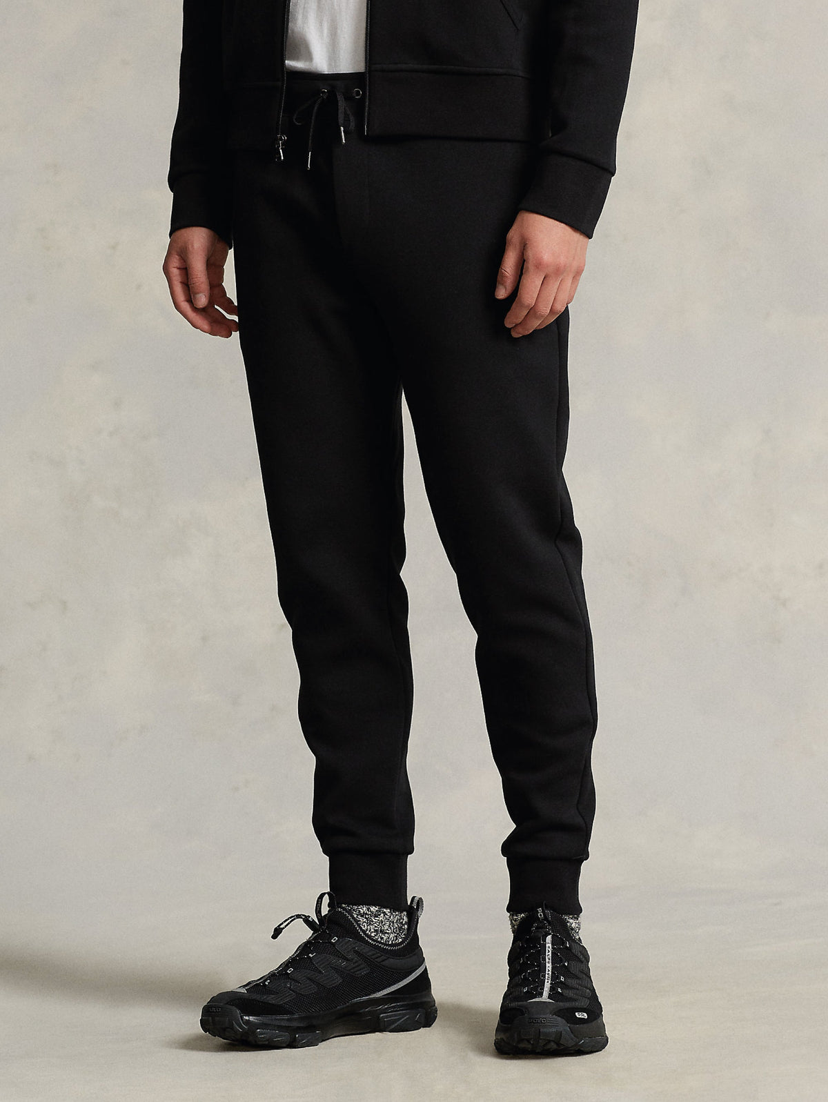 2026 New Arrival Joggers in Maglia Doppia Nero