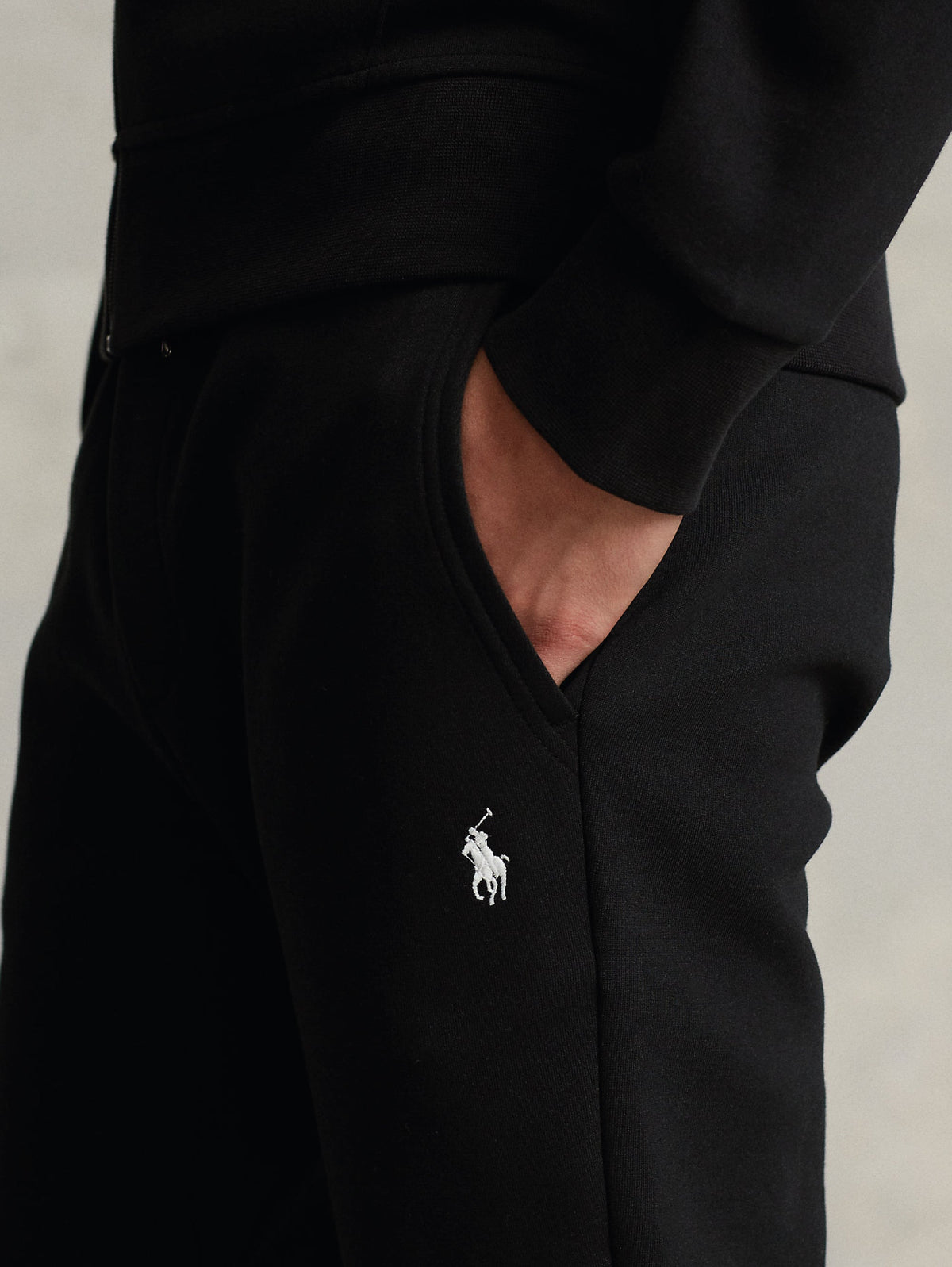 2026 New Arrival Joggers in Maglia Doppia Nero