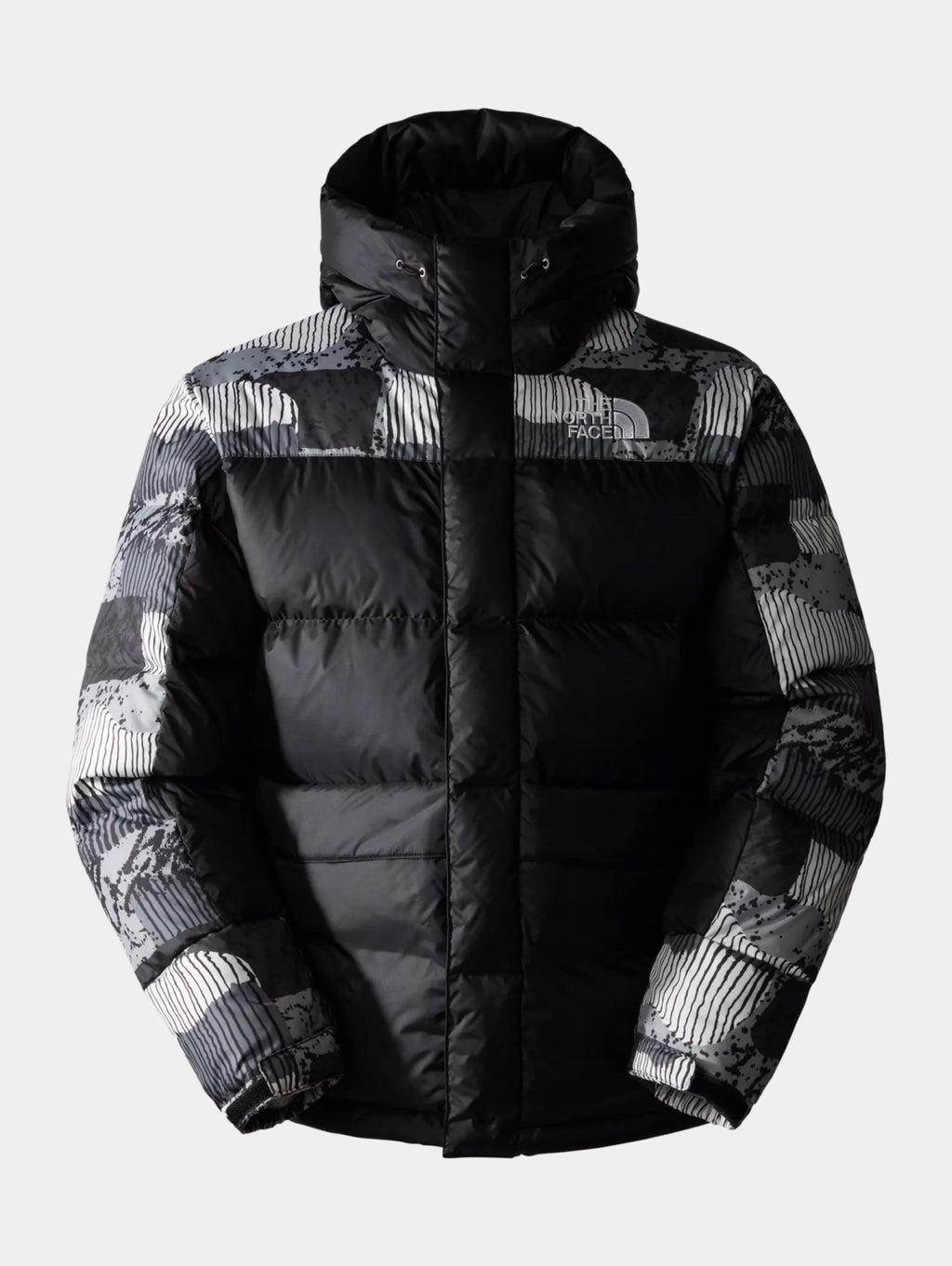 2026 New Arrival Piumino con Cappuccio Color Block Himalayan Nero/Asfalto
