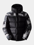 2026 New Arrival Piumino con Cappuccio Color Block Himalayan Nero/Asfalto