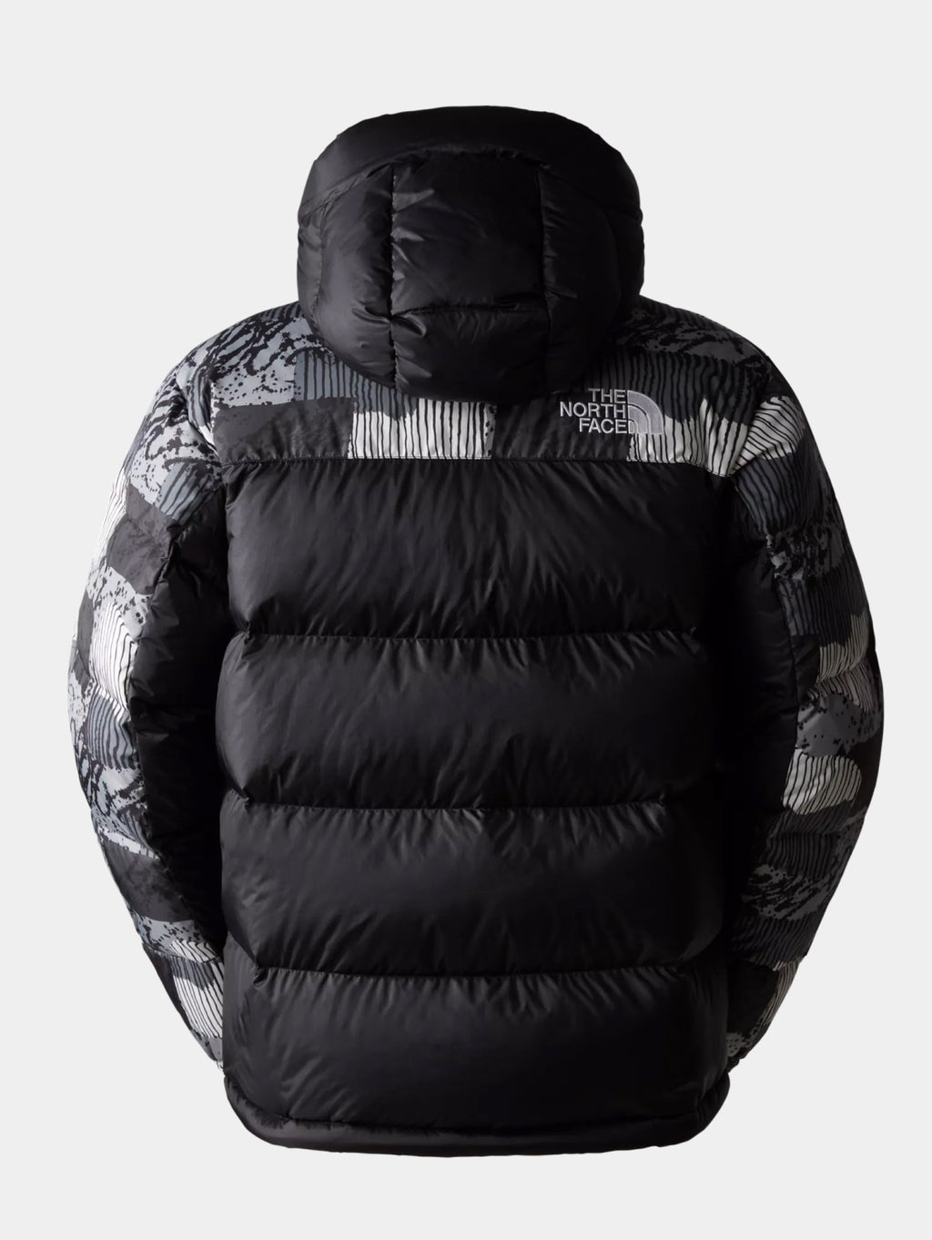 2026 New Arrival Piumino con Cappuccio Color Block Himalayan Nero/Asfalto