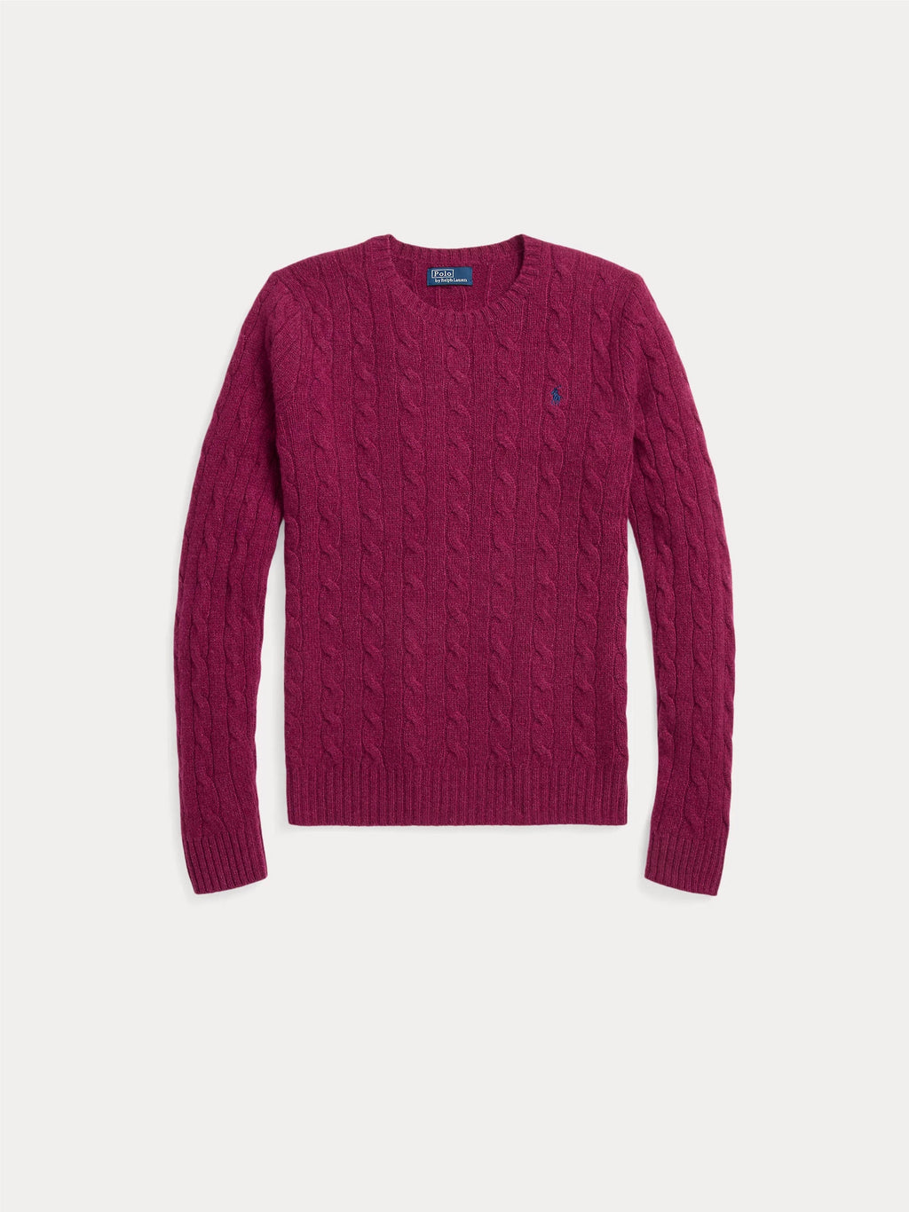 2026 New Arrival Maglia a Trecce in Misto Cashmere Prugna