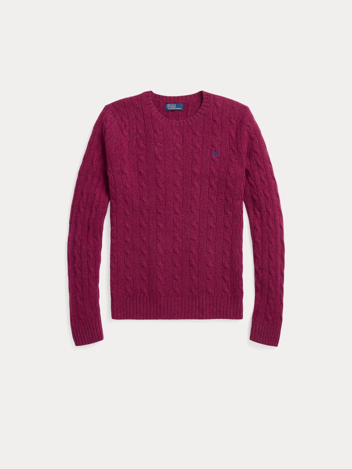 2026 New Arrival Maglia a Trecce in Misto Cashmere Prugna