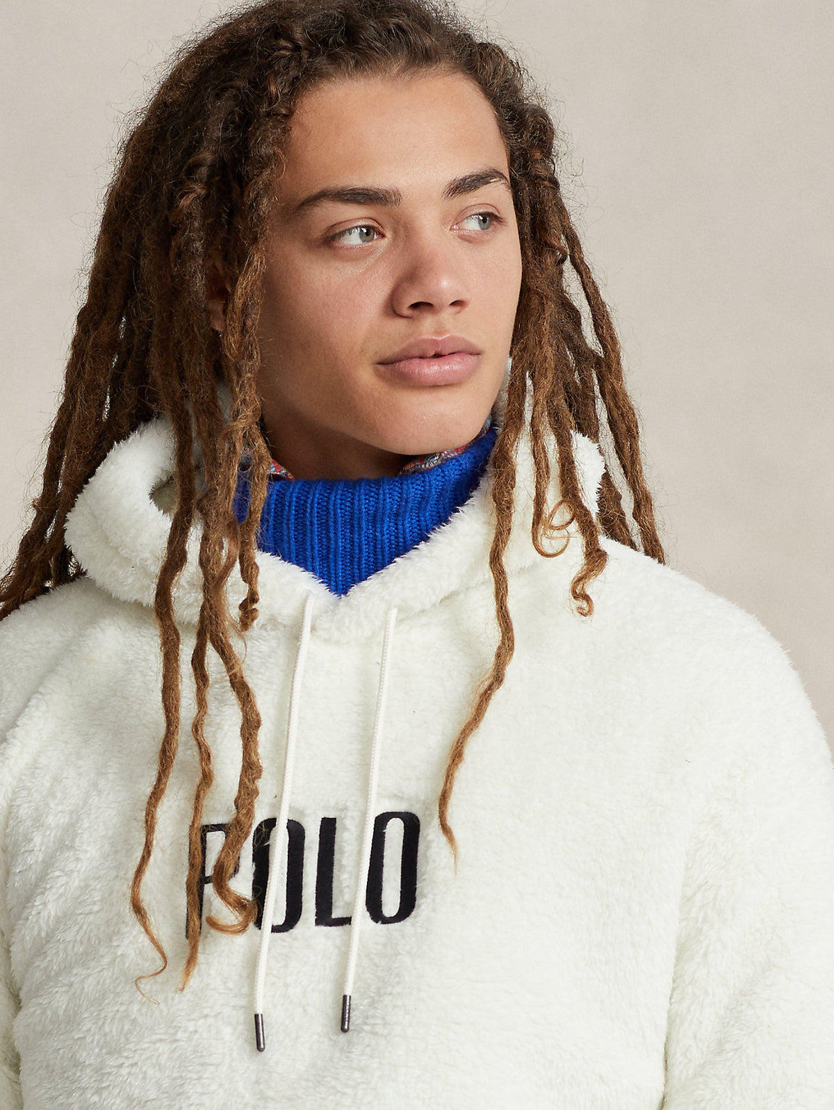 2026 New Arrival Felpa Teddy con Cappuccio Crema