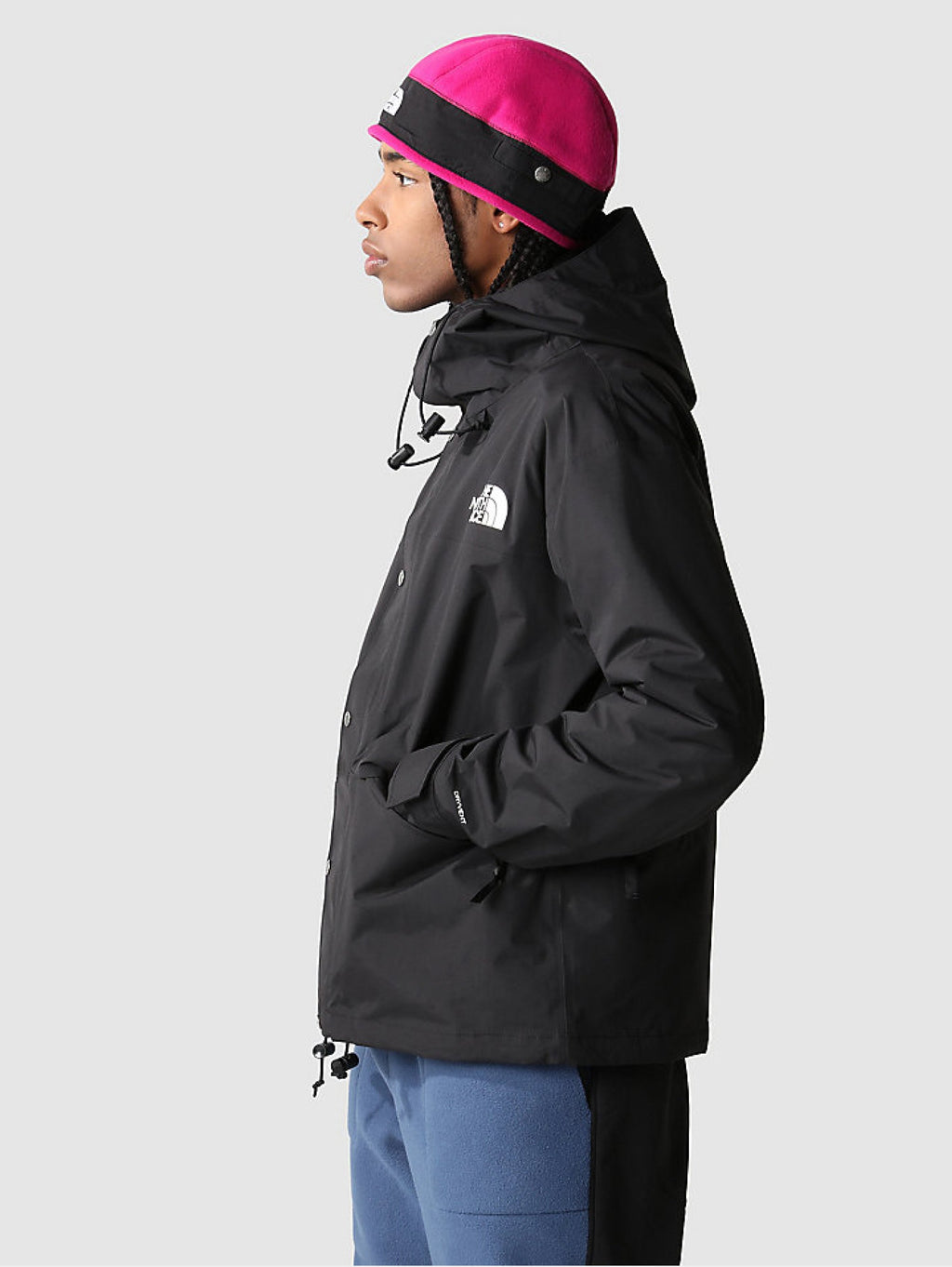 2026 New Arrival Giacca con Cappuccio Retro Mountain Nero