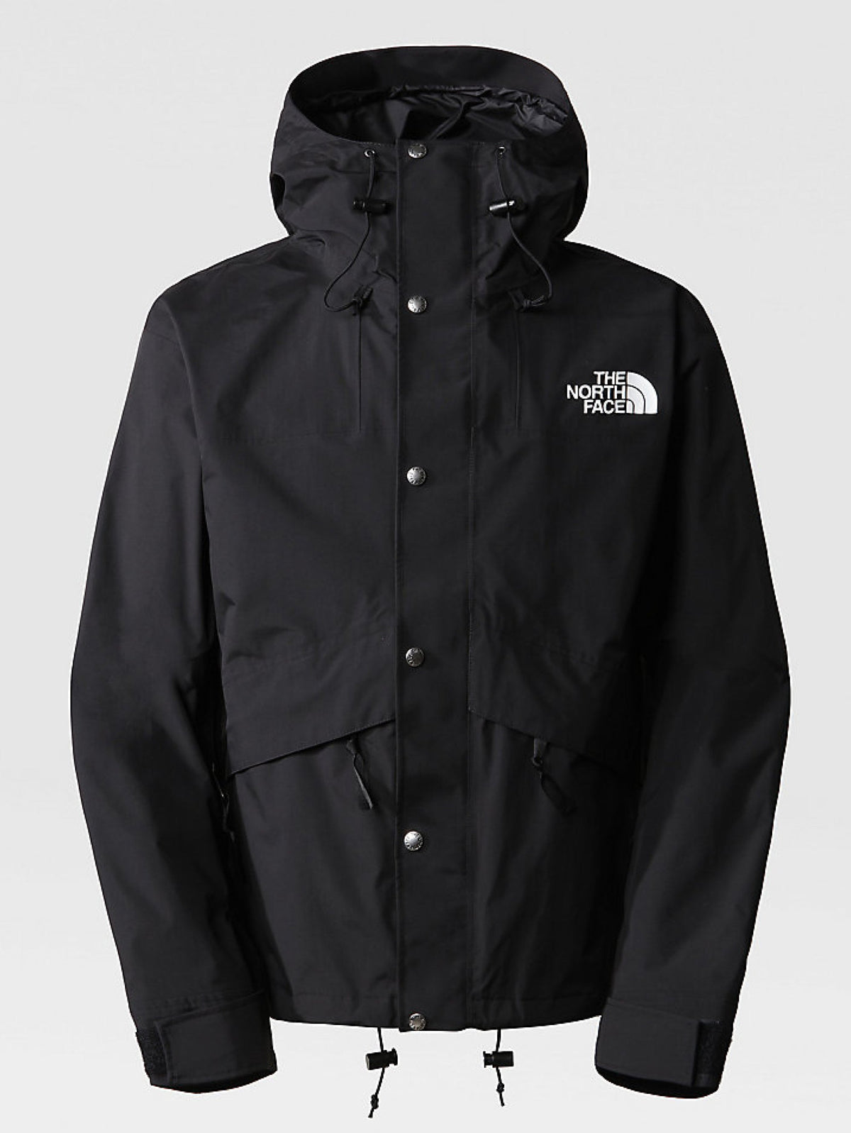 2026 New Arrival Giacca con Cappuccio Retro Mountain Nero