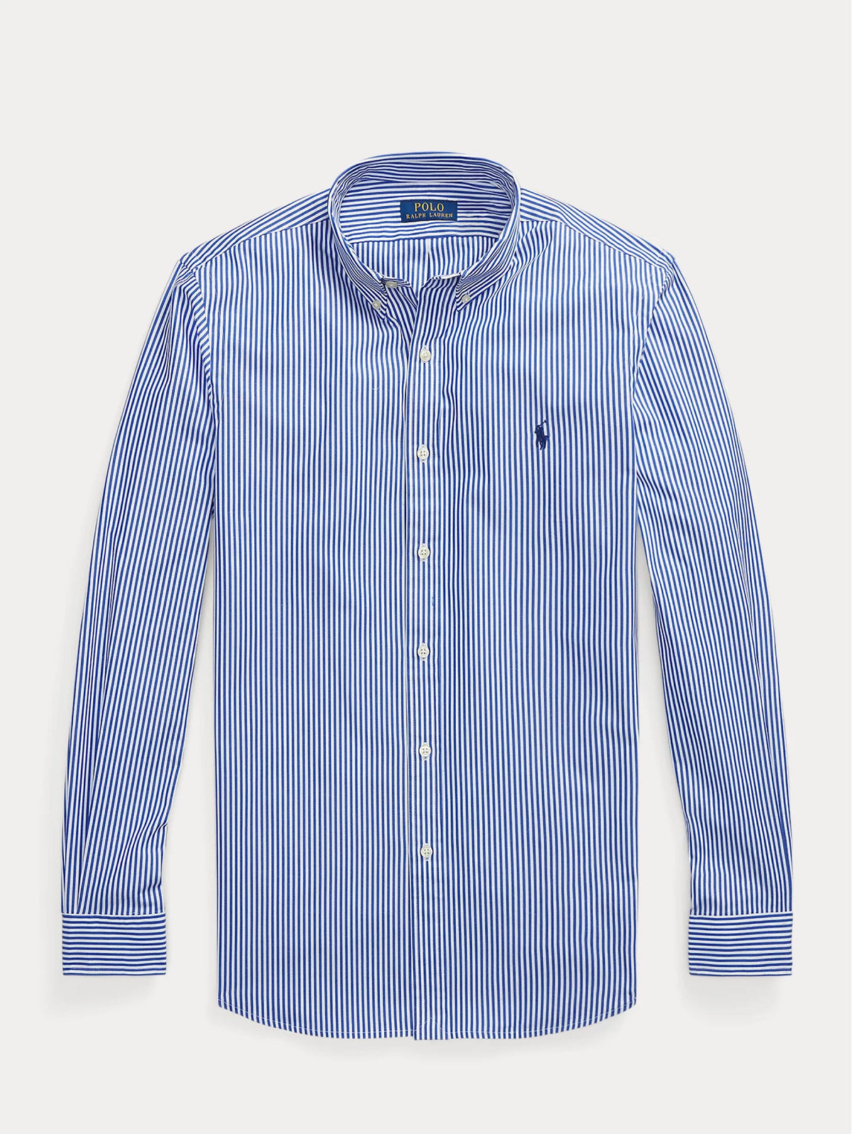2026 New Arrival Camicia in Popeline Elasticizzato a Righe Blu/Bianco