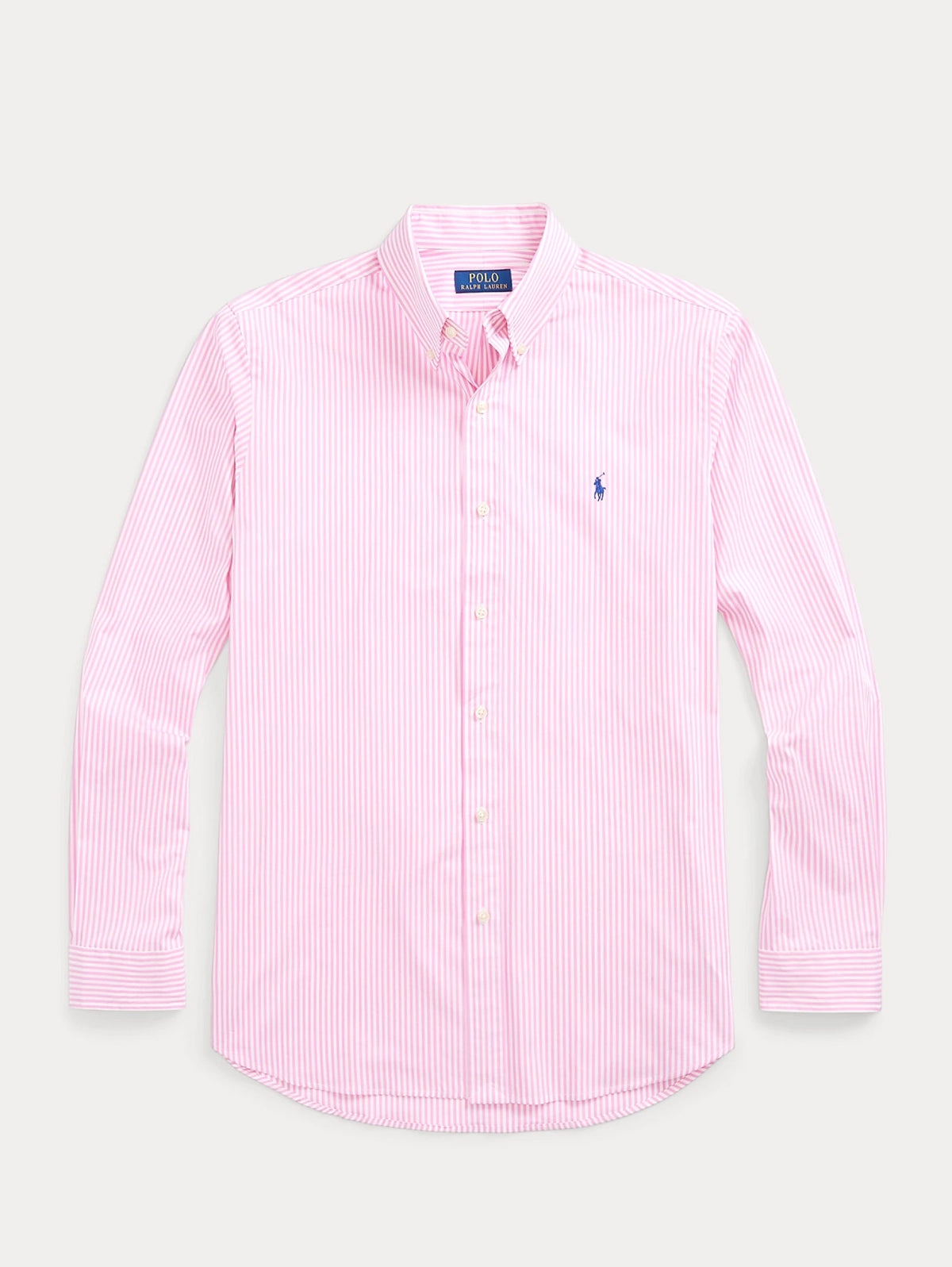 2026 New Arrival Camicia in Popeline Elasticizzato a Righe Rosa/Bianco