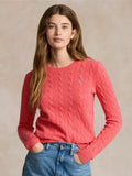 2026 New Arrival Maglia a Trecce in Misto Cashmere Rosa