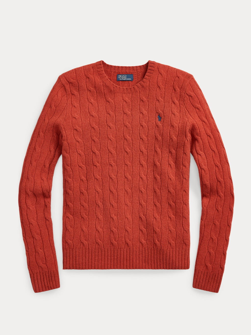 2026 New Arrival Maglia a Trecce in Misto Cashmere Arancio