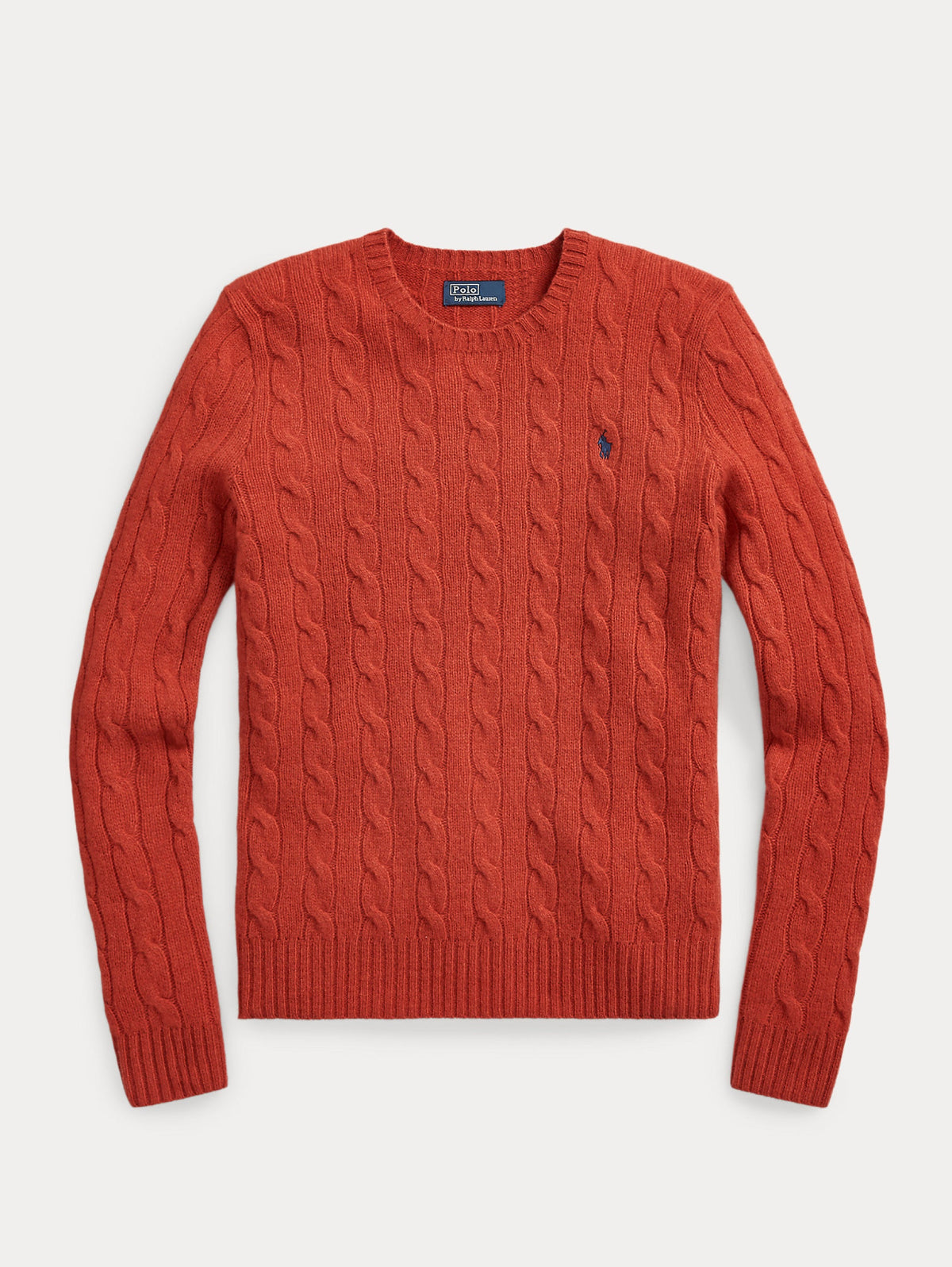 2026 New Arrival Maglia a Trecce in Misto Cashmere Arancio