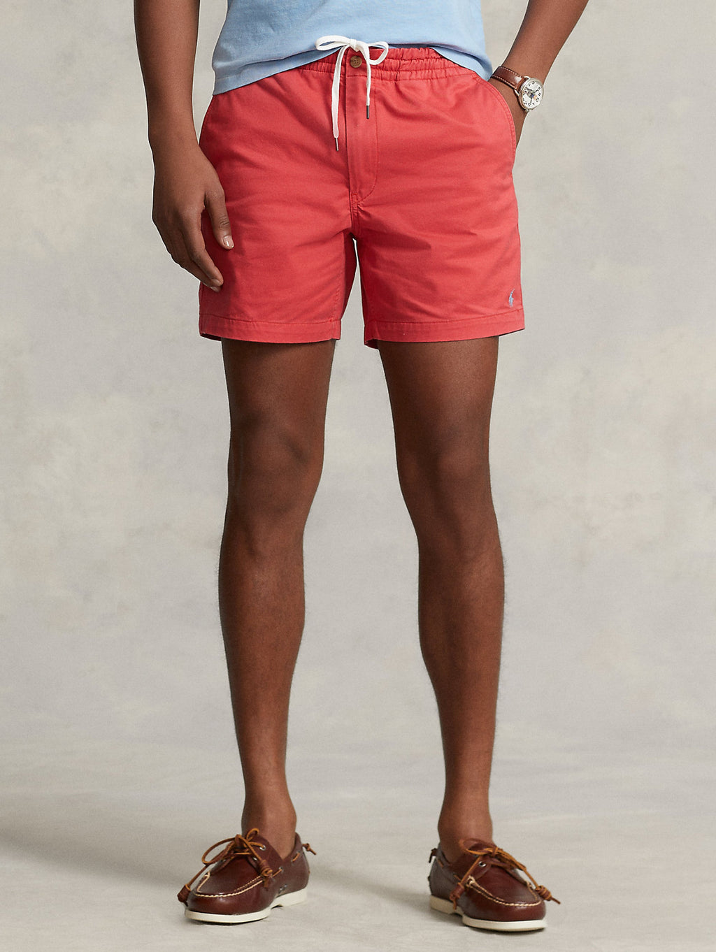 2026 New Arrival Pantaloncini in Cotone Con Coulisse Rosso
