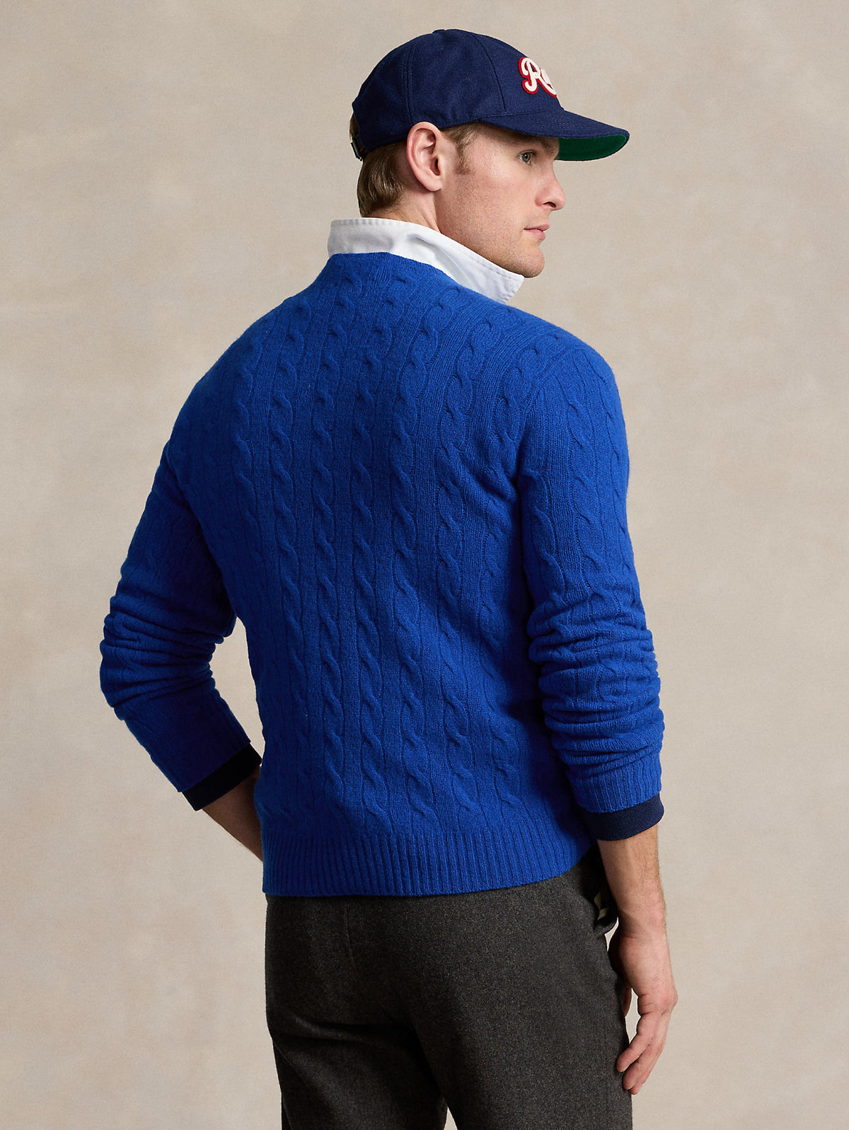 2026 New Arrival Maglia in Lana e Cashmere a Trecce Blu