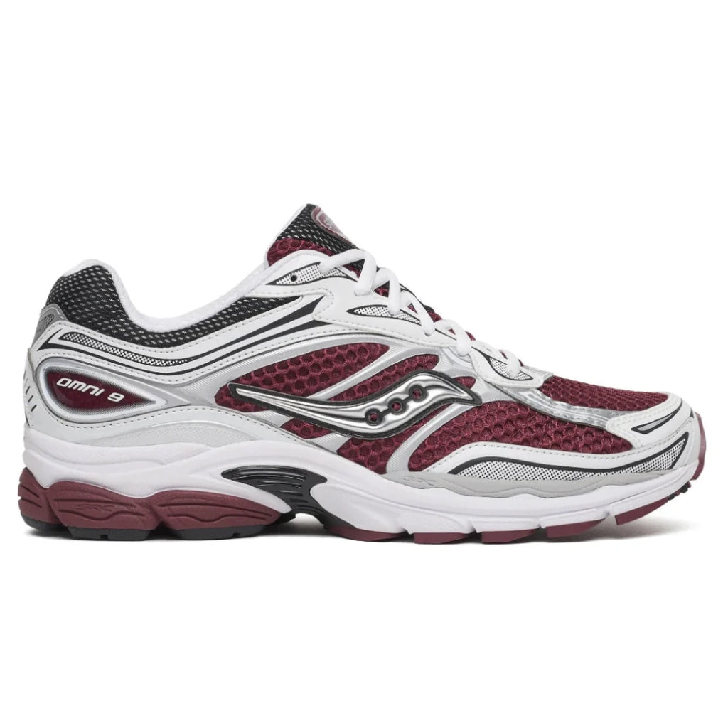 2026 New Arrival Saucony ProGrid Omni 9 'Maroon White'