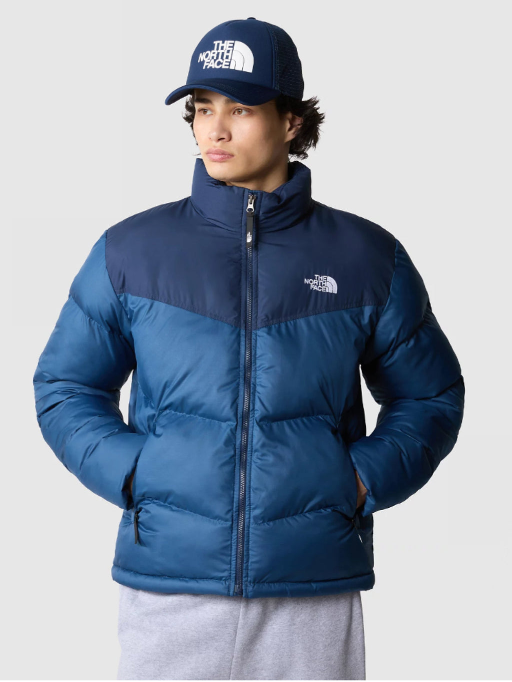 2026 New Arrival Piumino Squadrato Saikuru da Uomo Blu