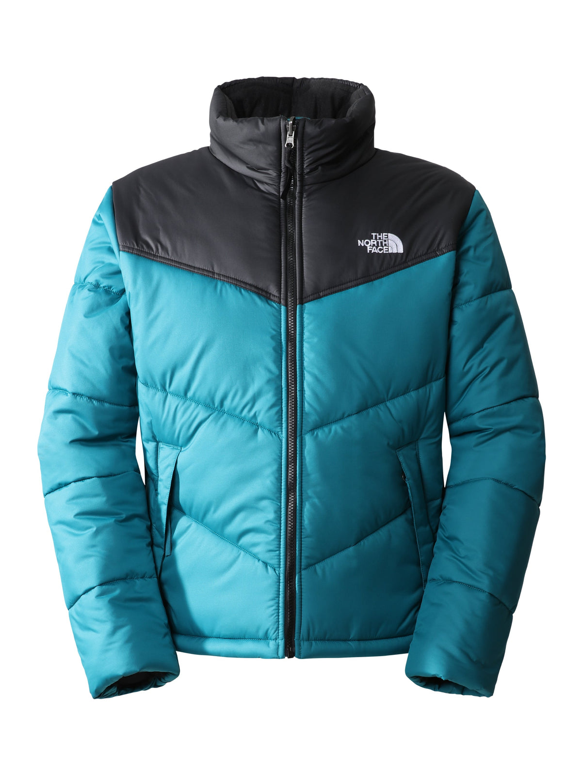 2026 New Arrival Piumino Color Block in Tessuto Riciclato Harbor Blue