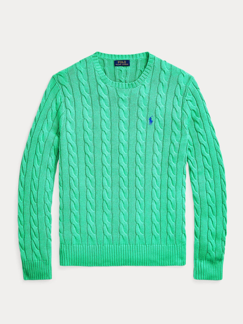 2026 New Arrival Maglia a Trecce in Cotone Smeraldo