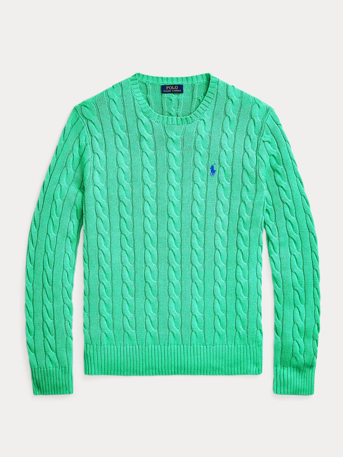 2026 New Arrival Maglia a Trecce in Cotone Smeraldo
