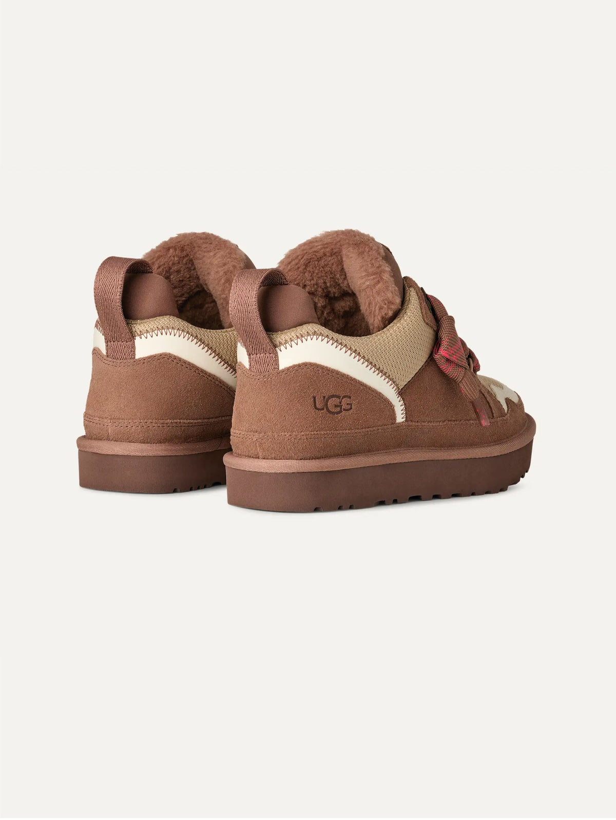 2026 New Arrival Sneakers in Camoscio Lowmel da Donna Marrone