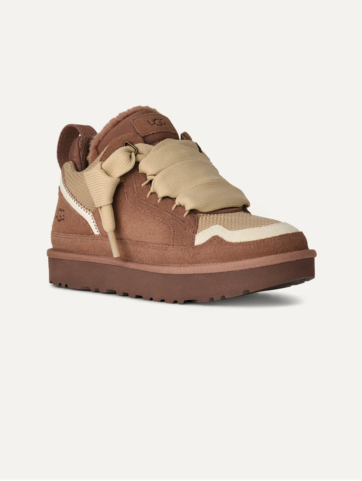 2026 New Arrival Sneakers in Camoscio Lowmel da Donna Marrone