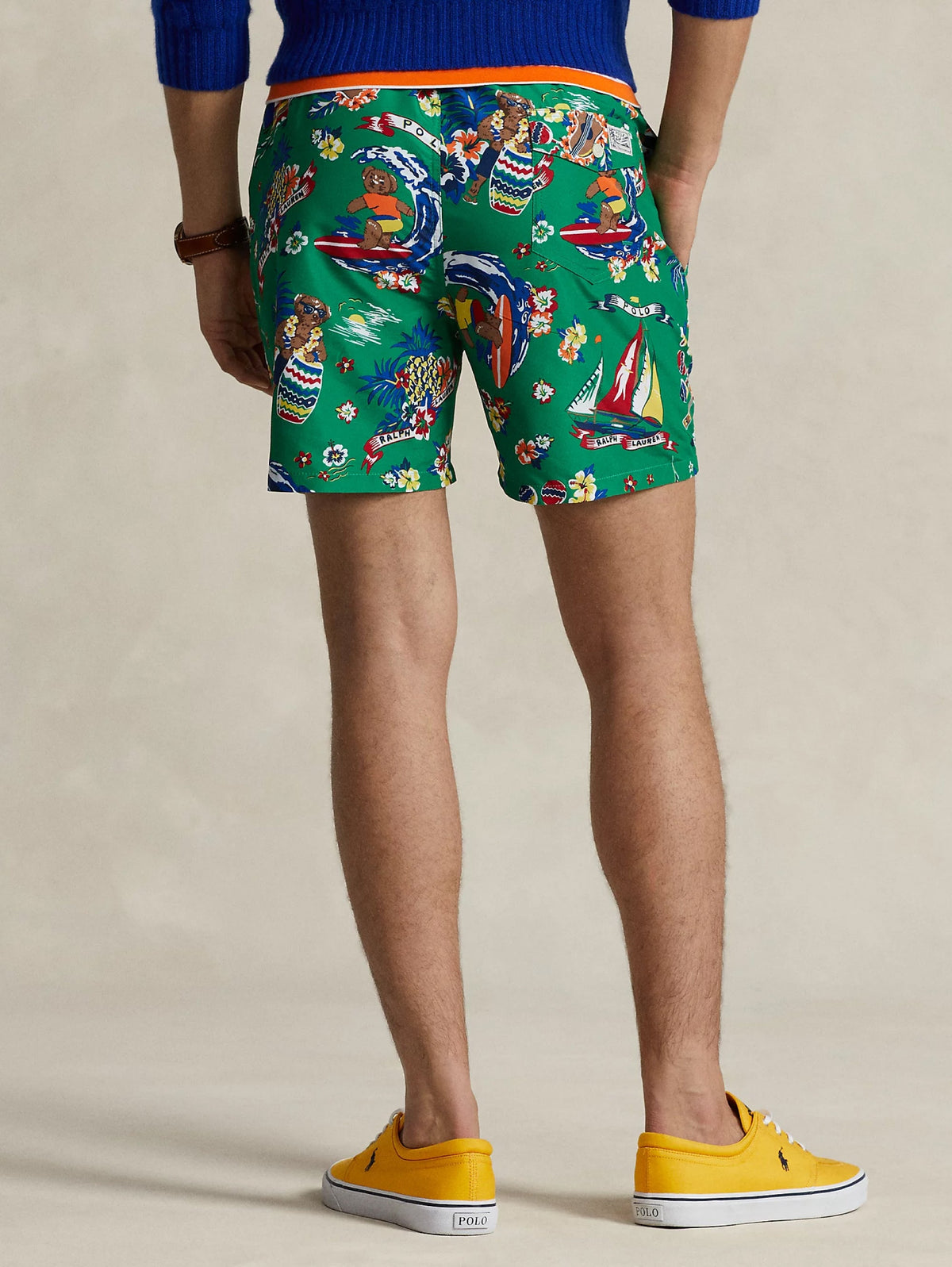 2026 New Arrival Boxer da Mare Polo Bear Tropicale Verde