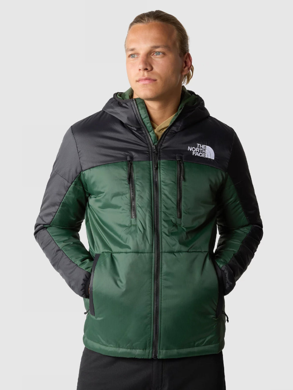 2026 New Arrival Giacca con Cappuccio Himalayan Light Verde/Nero