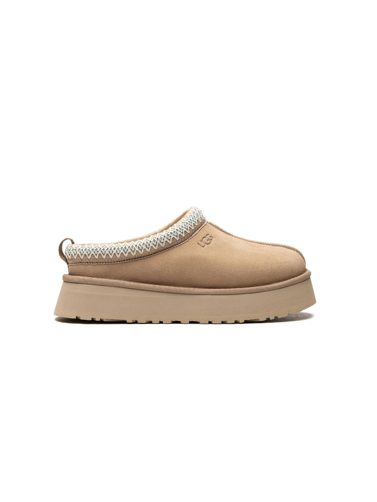 2026 New Arrival Ciabatte con Plateau Tazz Sabbia