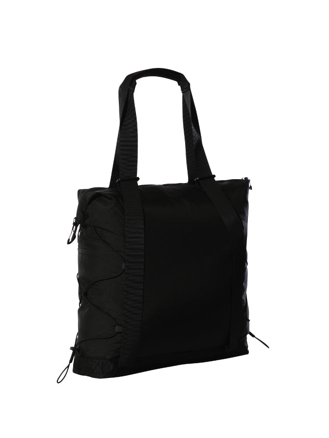 Borsa Tote in Tessuto Idrorepellente Nero