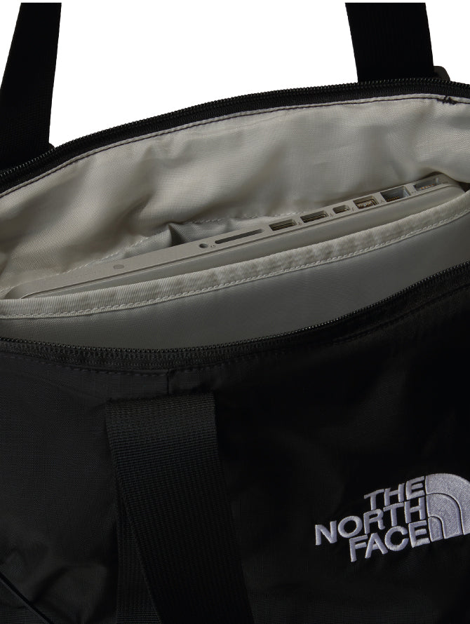 Borsa Tote in Tessuto Idrorepellente Nero