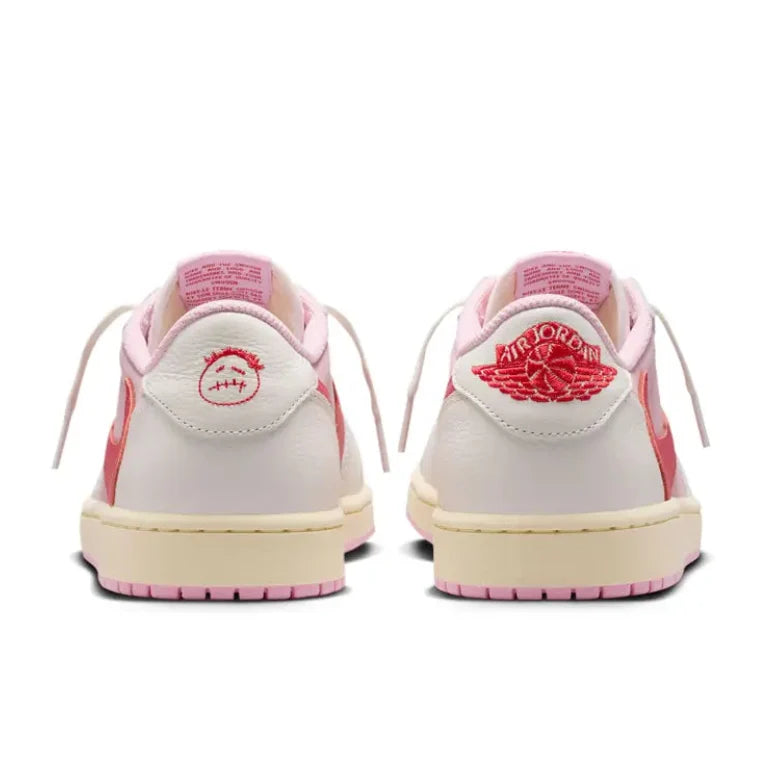 2026 New Arrival Travis Scott x Air Jordan 1 Low OG 'Sail Tropical Pink'