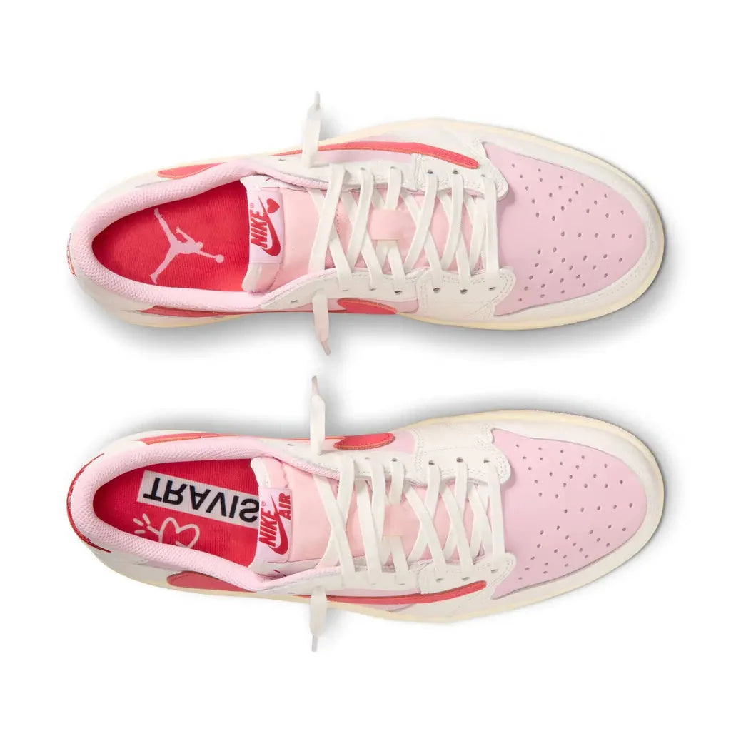 2026 New Arrival Travis Scott x Air Jordan 1 Low OG 'Sail Tropical Pink'