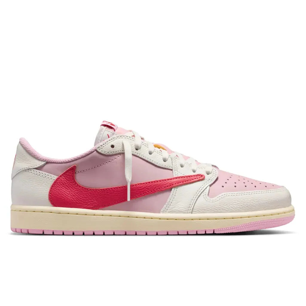 2026 New Arrival Travis Scott x Air Jordan 1 Low OG 'Sail Tropical Pink'