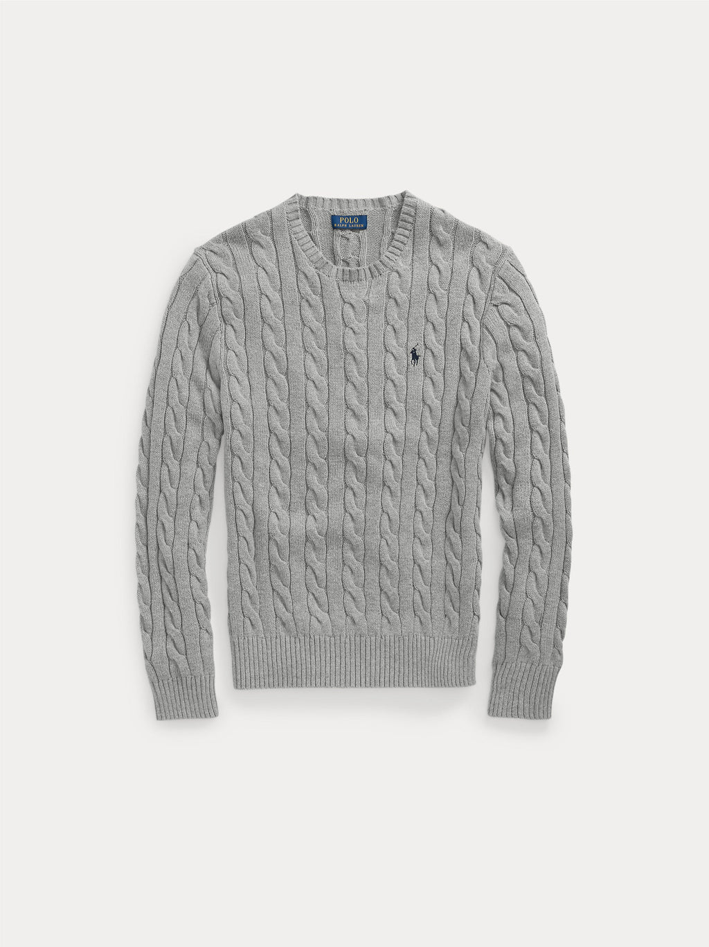 2026 New Arrival Maglia in Cotone a Trecce Grigio