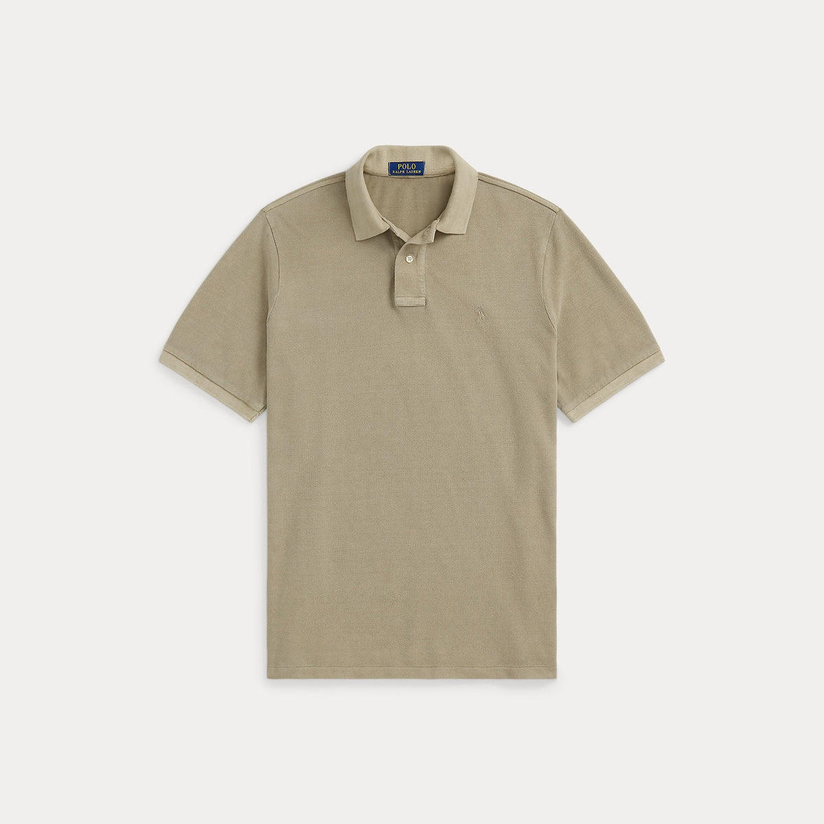 2026 New Arrival Polo Tinta in Capo Custom Slim Fit Oliva