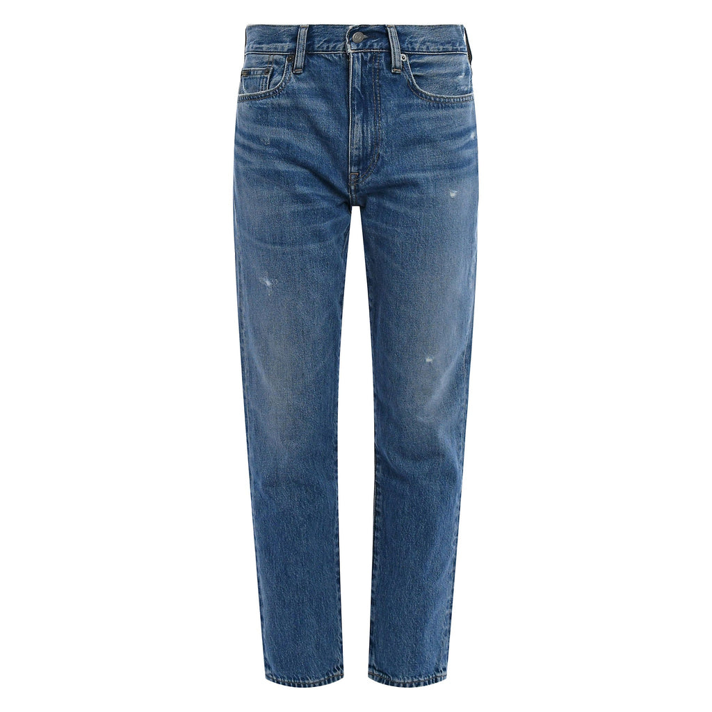 2026 New Arrival Jeans Boyfriend con Vita Media Blu