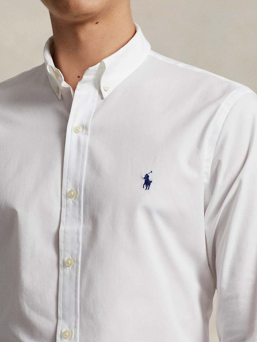 2026 New Arrival Camicia in Popeline Elasticizzato Bianco