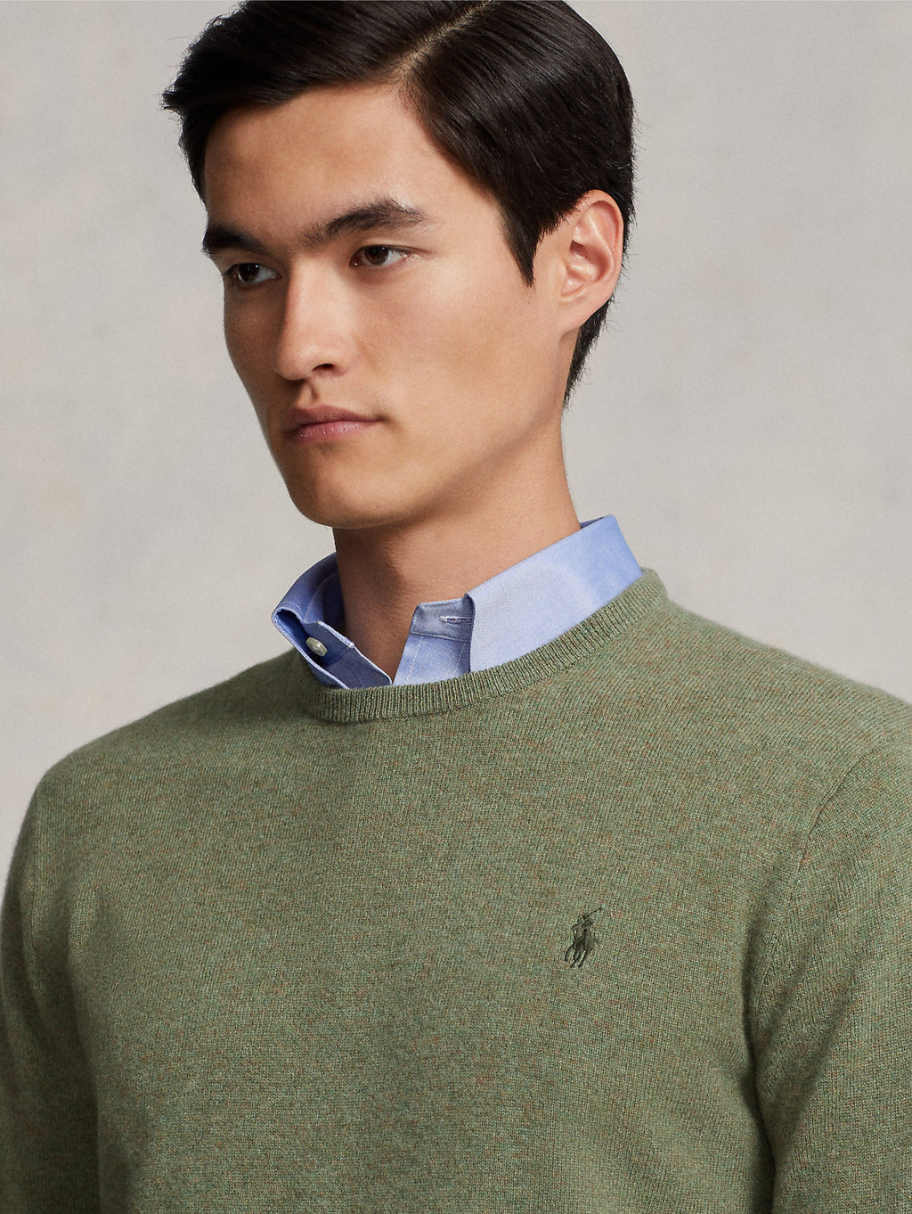 2026 New Arrival Maglia Girocollo in Lana Verde