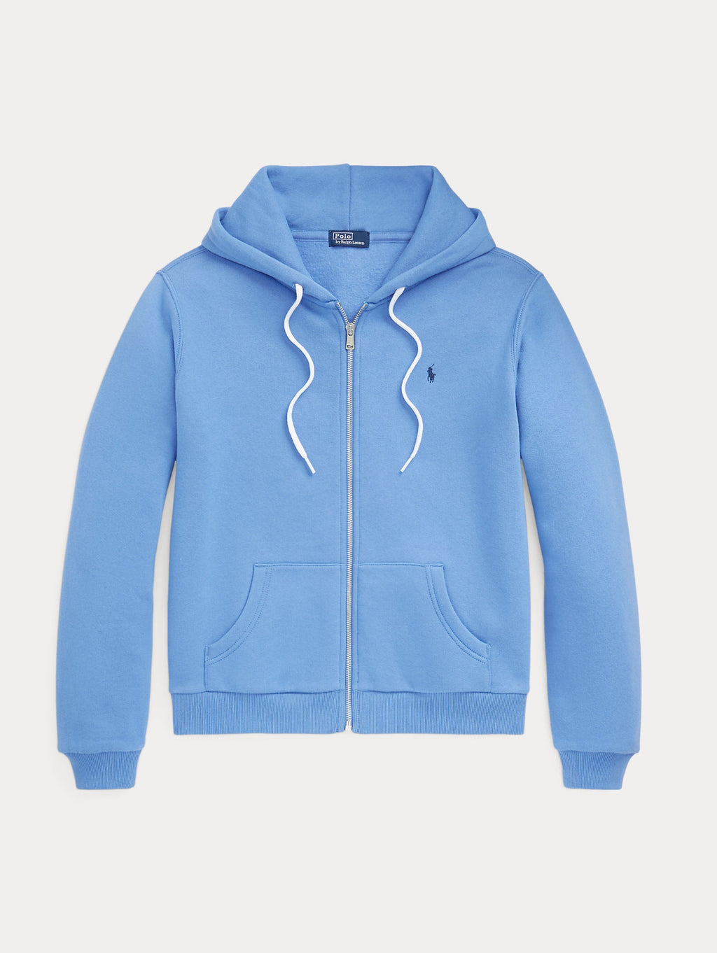 2026 New Arrival Felpa con Cappuccio Full Zip Celeste