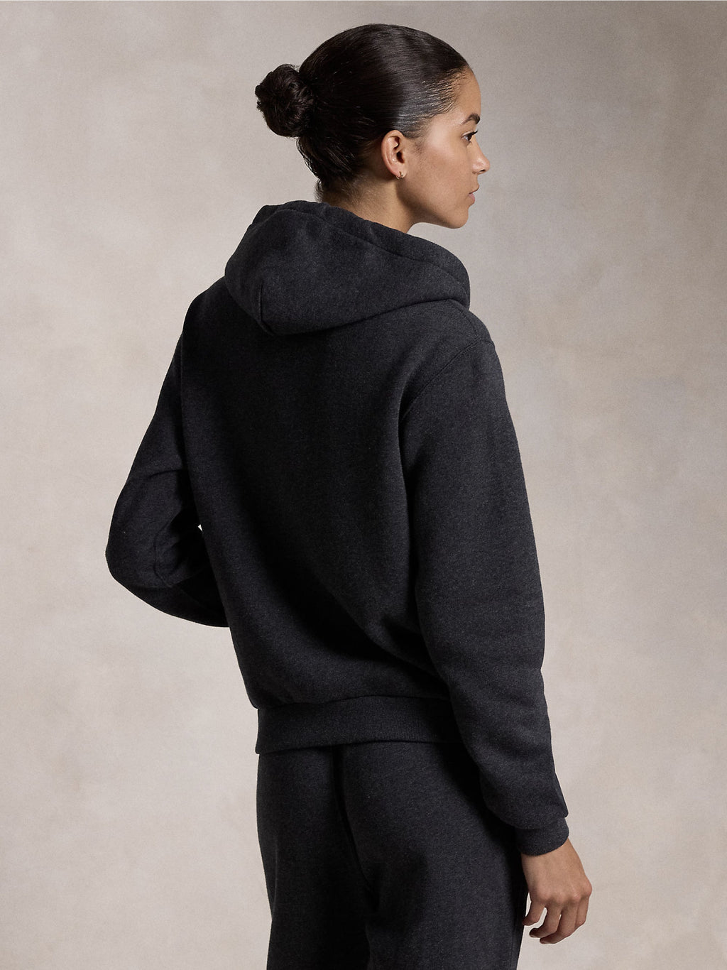 2026 New Arrival Felpa con Cappuccio Full Zip Nero