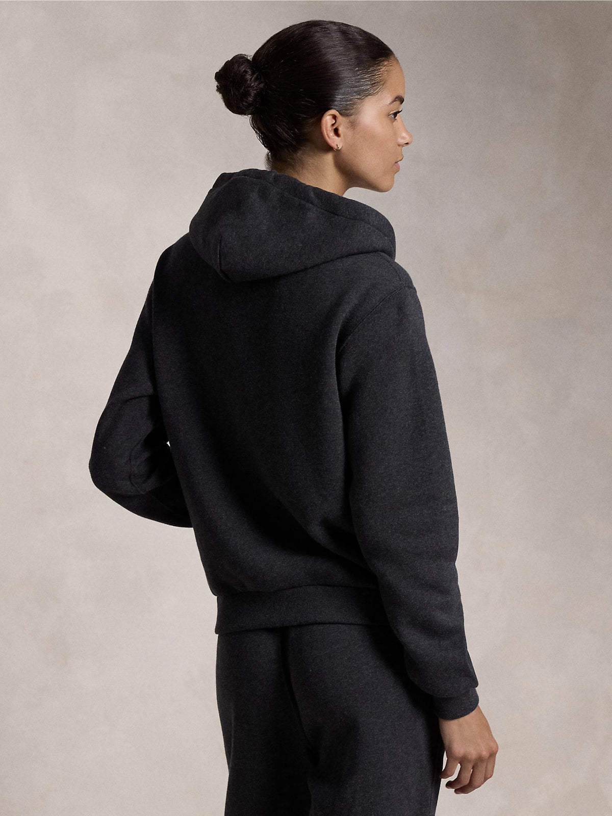 2026 New Arrival Felpa con Cappuccio Full Zip Nero